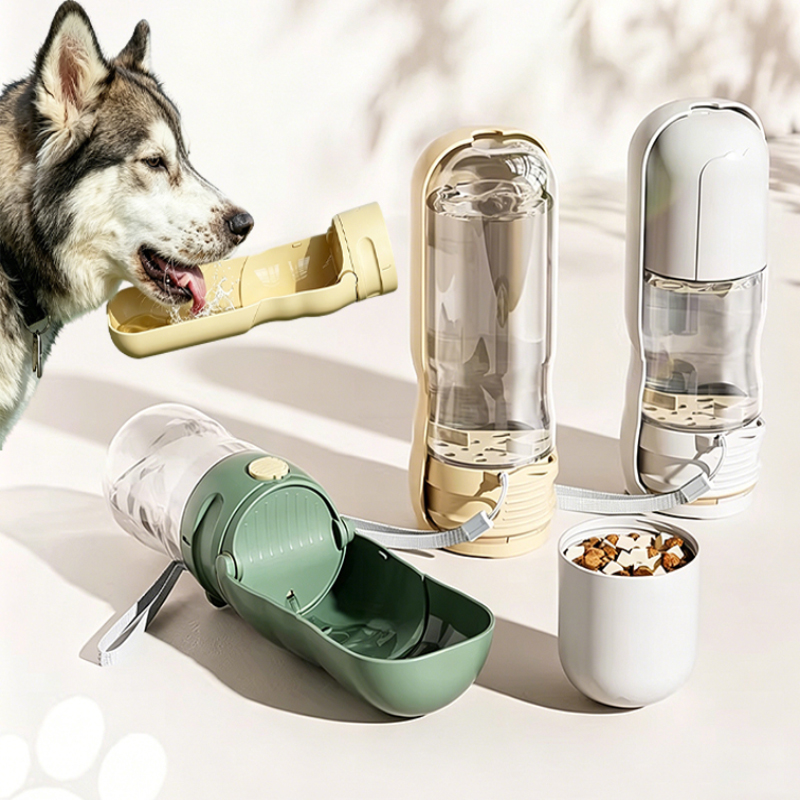 2-in-1 Portable Pet Water Bott - Portion Control Container recension och pris