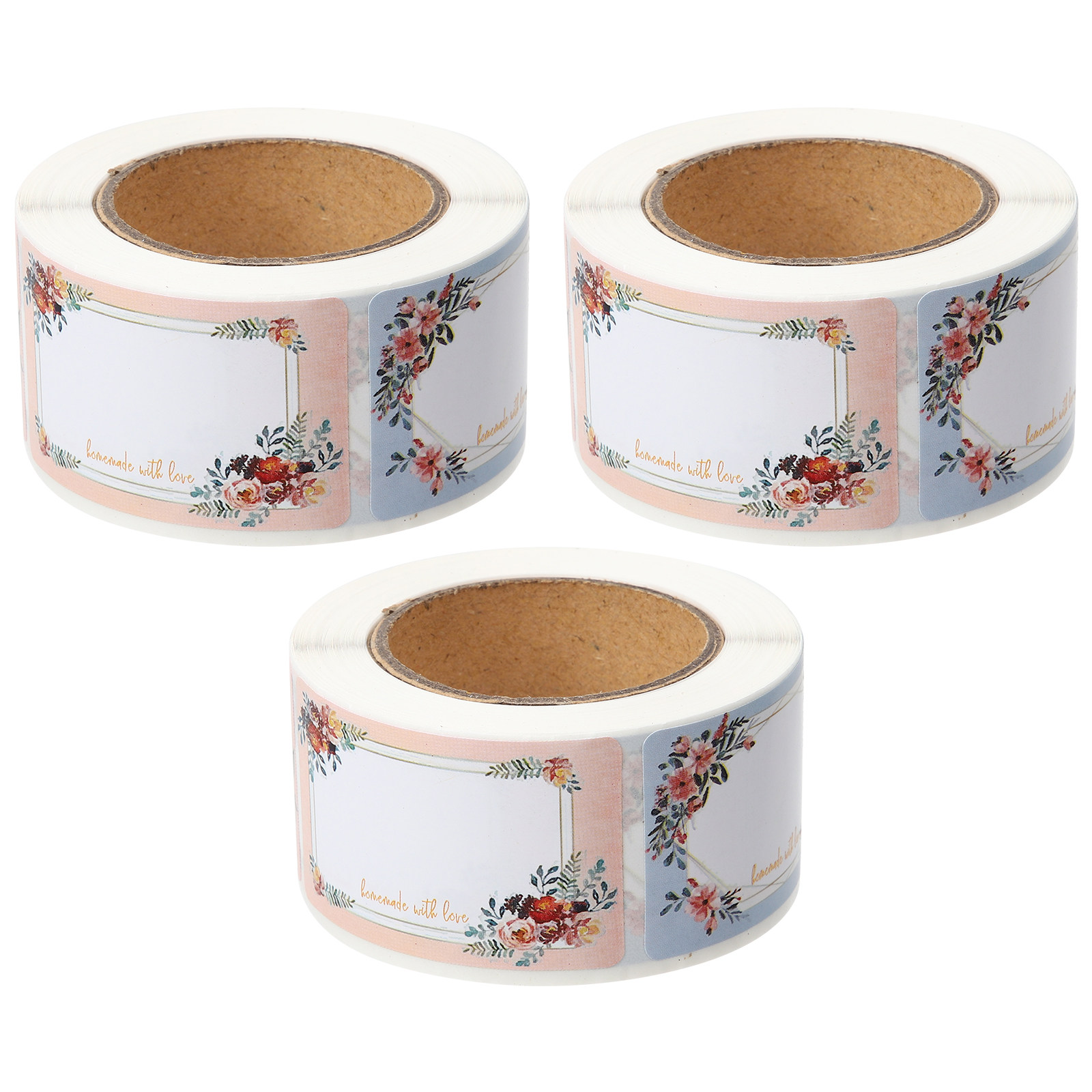 3 Rolls Blank Name Labels Stic - Food Storage Design recension och pris