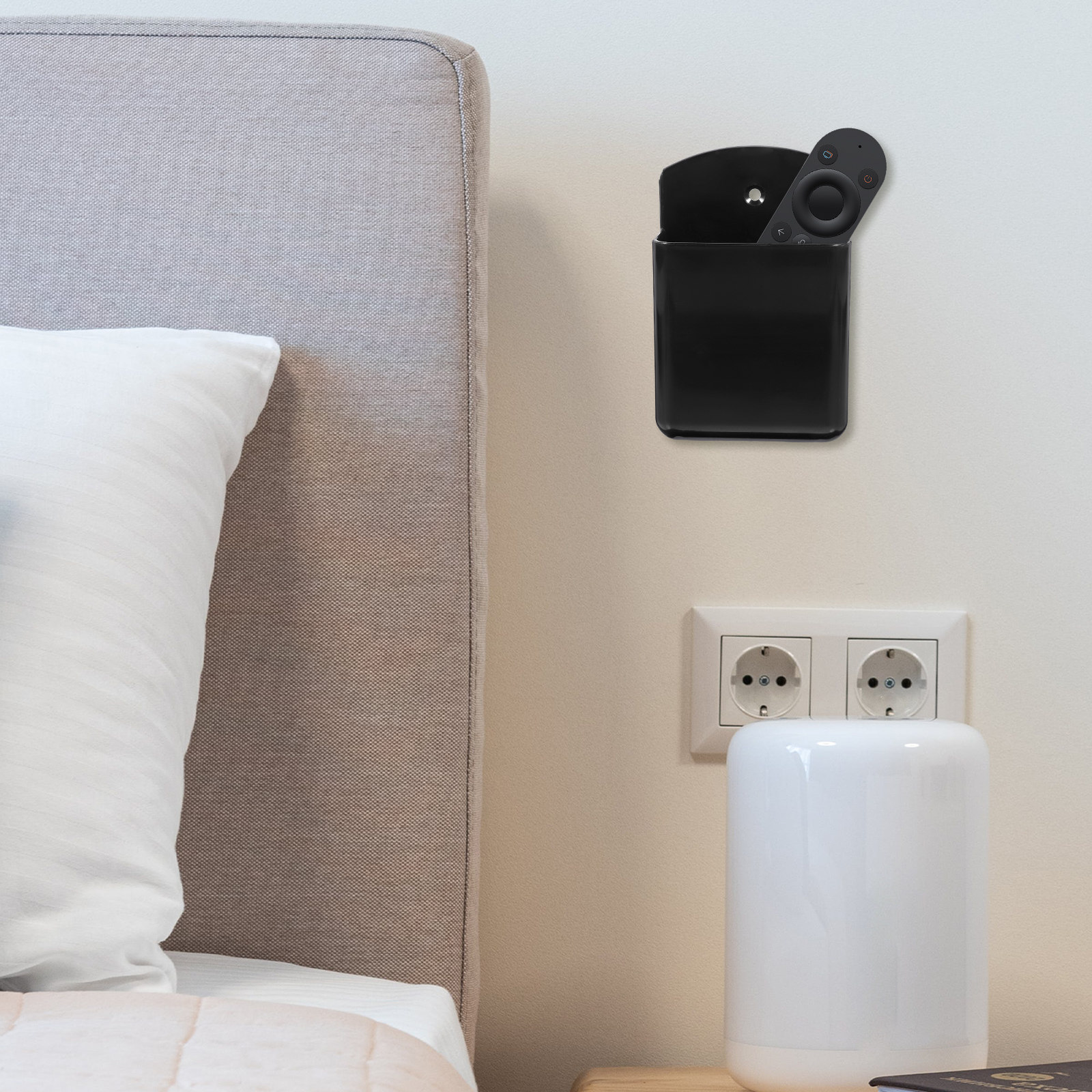 2Pcs Wall Mounted Remote Contr - Food Storage Box recension och pris