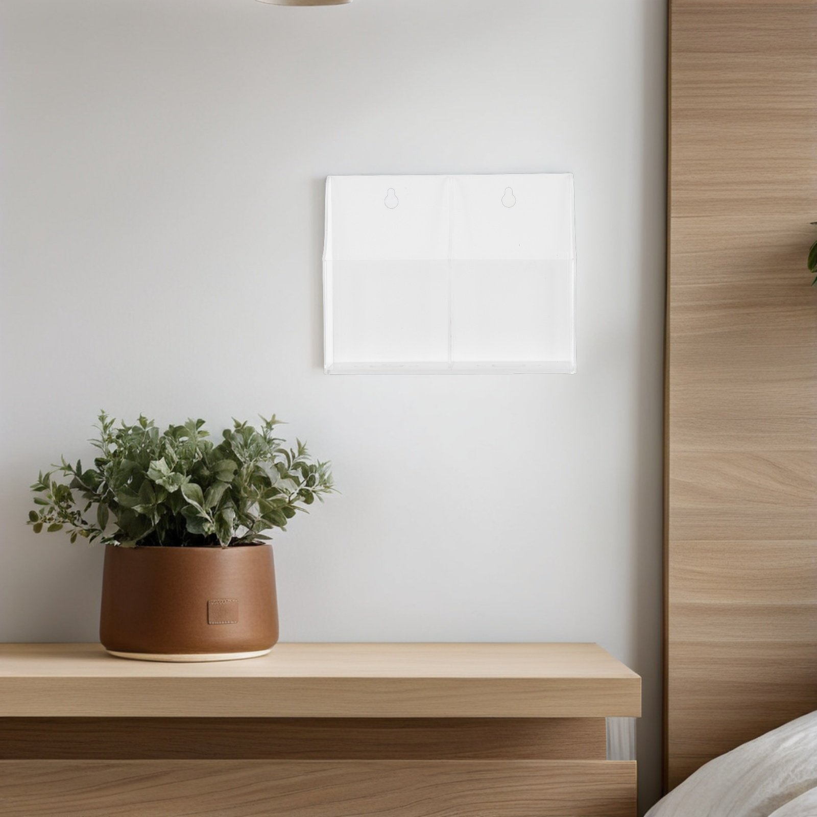 Wall Mounted Storage Box Acryl - Food Storage Box recension och pris