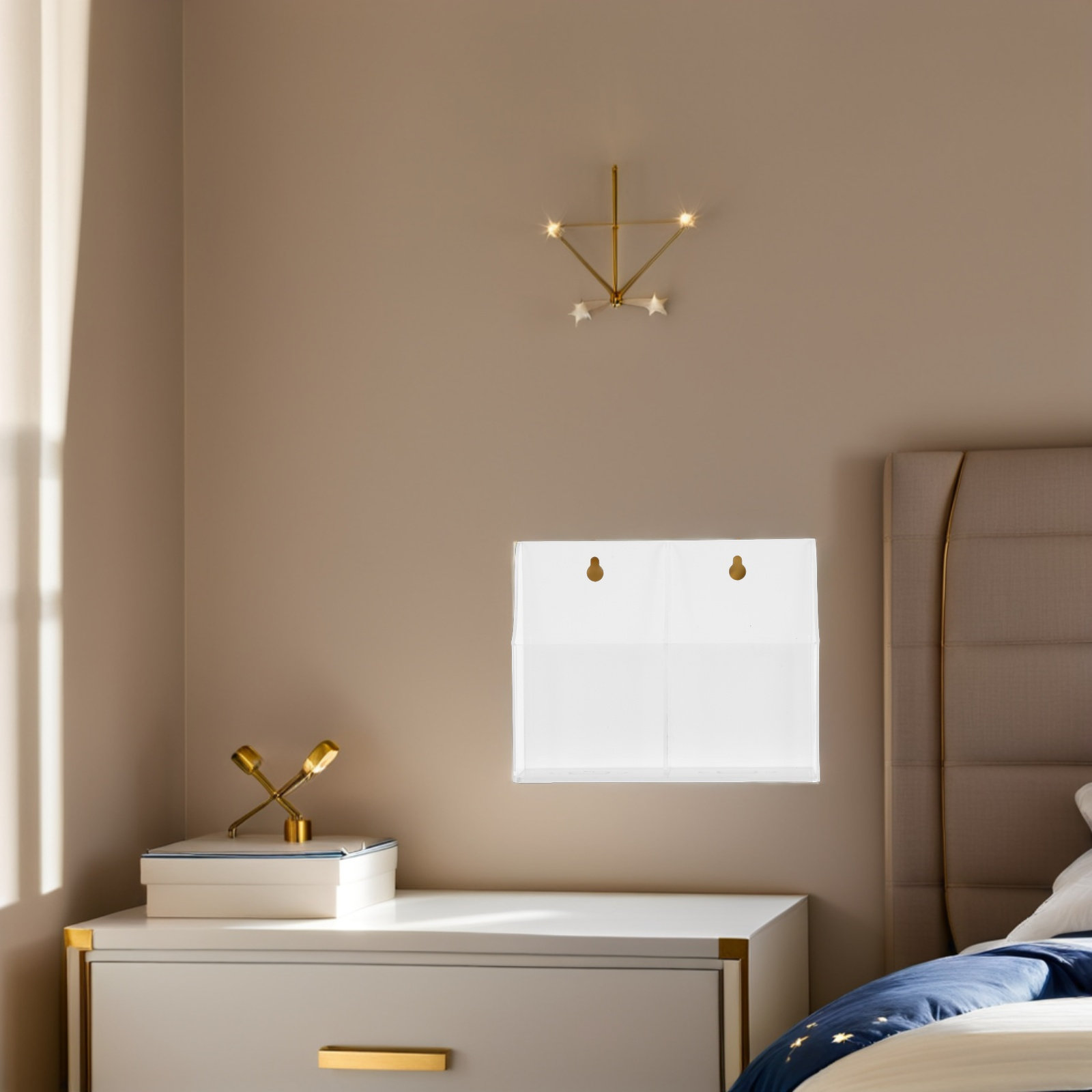Wall Mounted Storage Box Acryl - Food Storage Box recension och pris