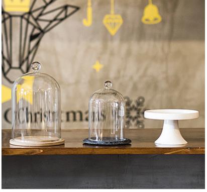 Glass Fresh-keeping Cover Cake - Food Storage Glass Round recension och pris