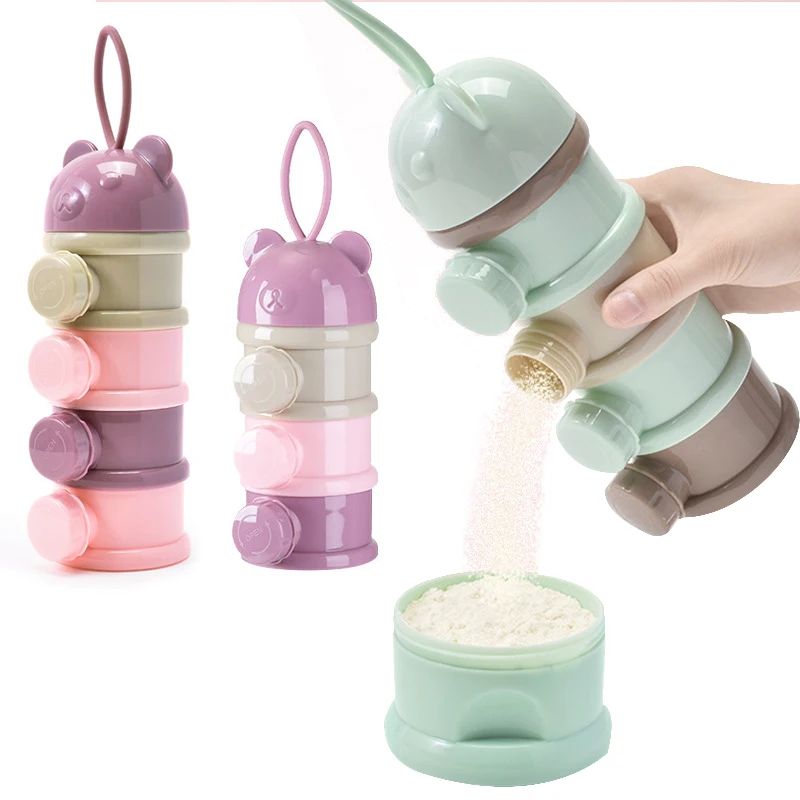 3/4Layer Baby Portable Baby Fo - Portion Control Container recension och pris
