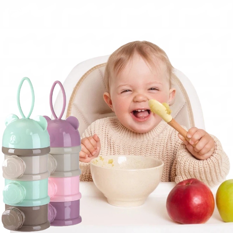 3/4Layer Baby Portable Baby Fo - Portion Control Container recension och pris