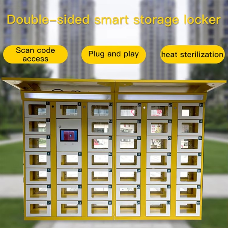 Custom Double Sided Locker Ele - Food Storage With Lock recension och pris