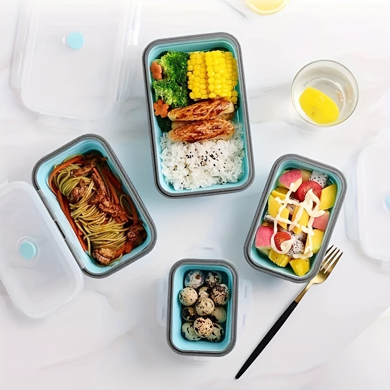 1/4pcs Collapsible Silicone Fo - Food Storage Tupperware recension och pris