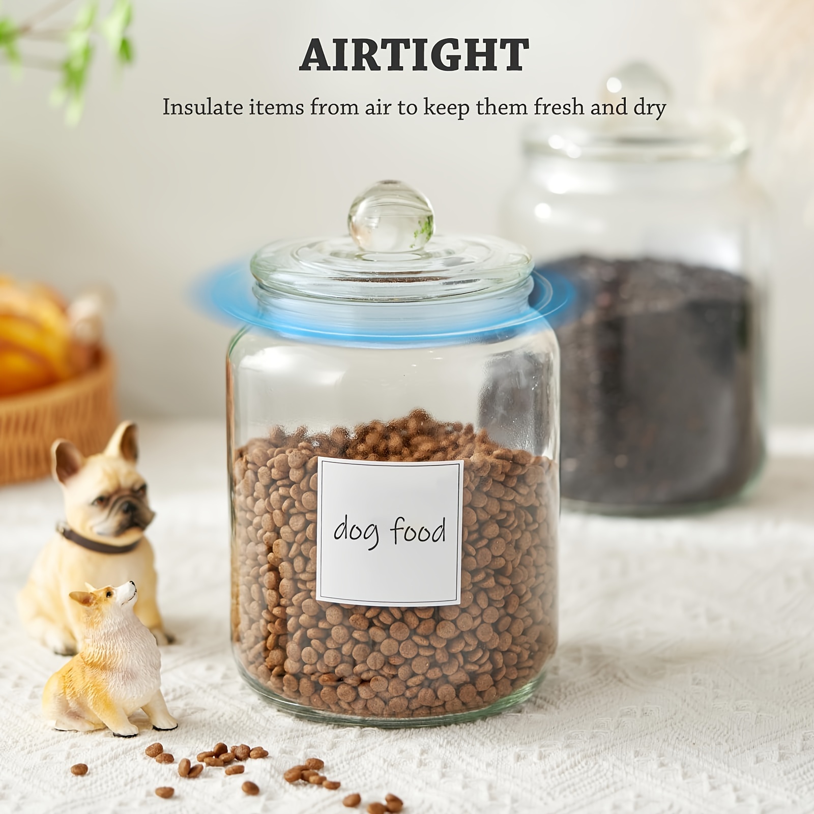 Half Gallon Large Glass Jars w - Glass Food Storage Xl recension och pris