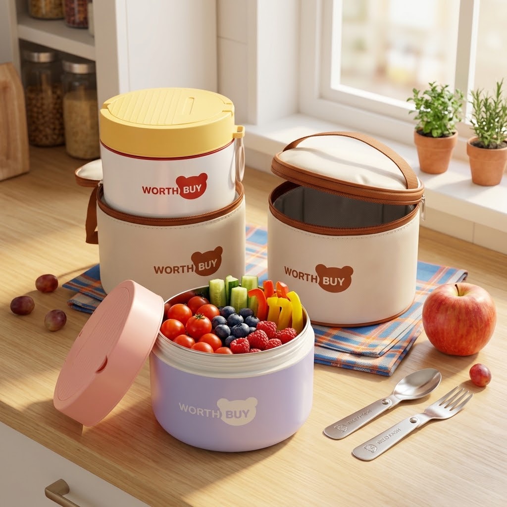 304 Stainless Steel Thermal Lu - Food Storage Design recension och pris