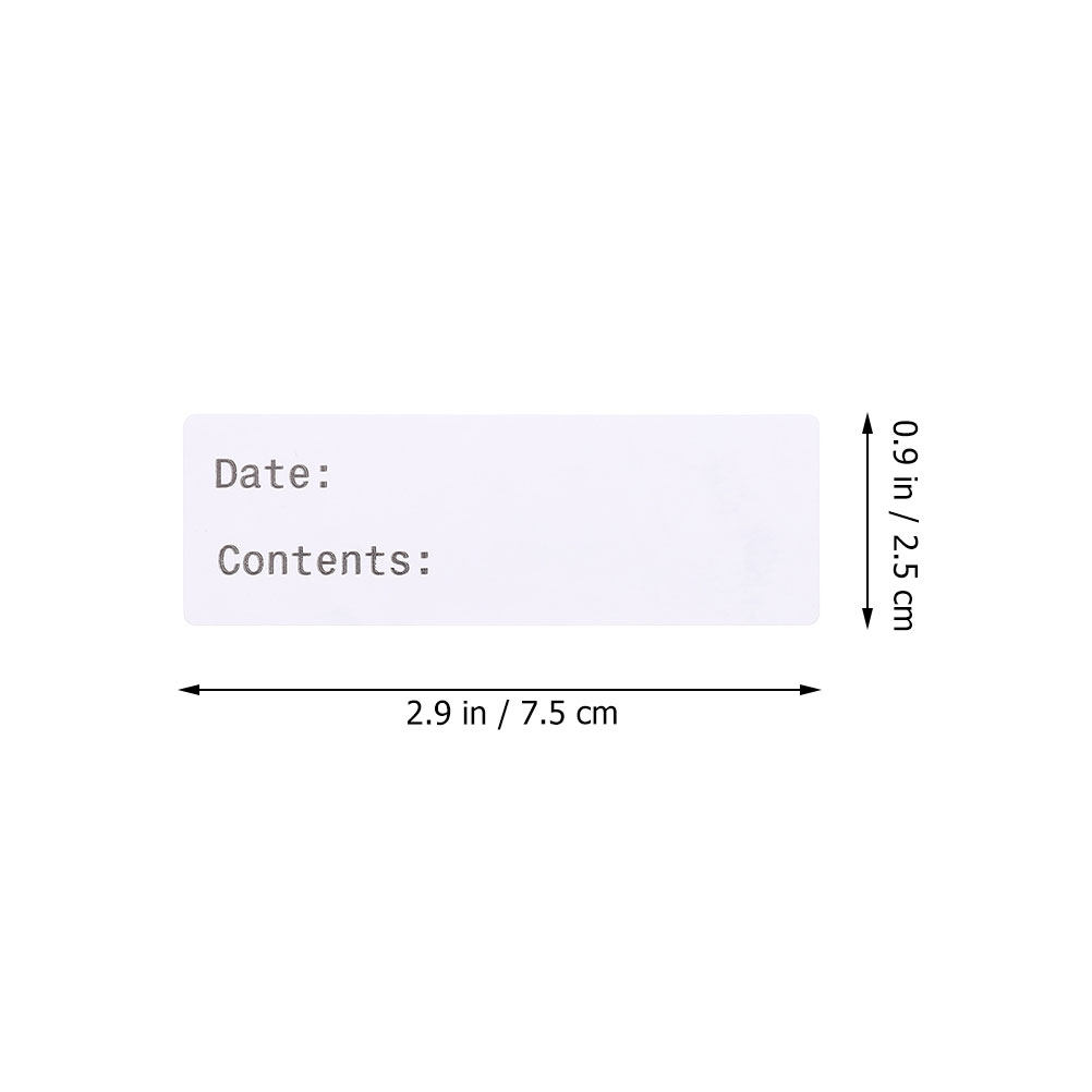 1 Roll Blank Food Label Sticke - Food Storage Notes recension och pris