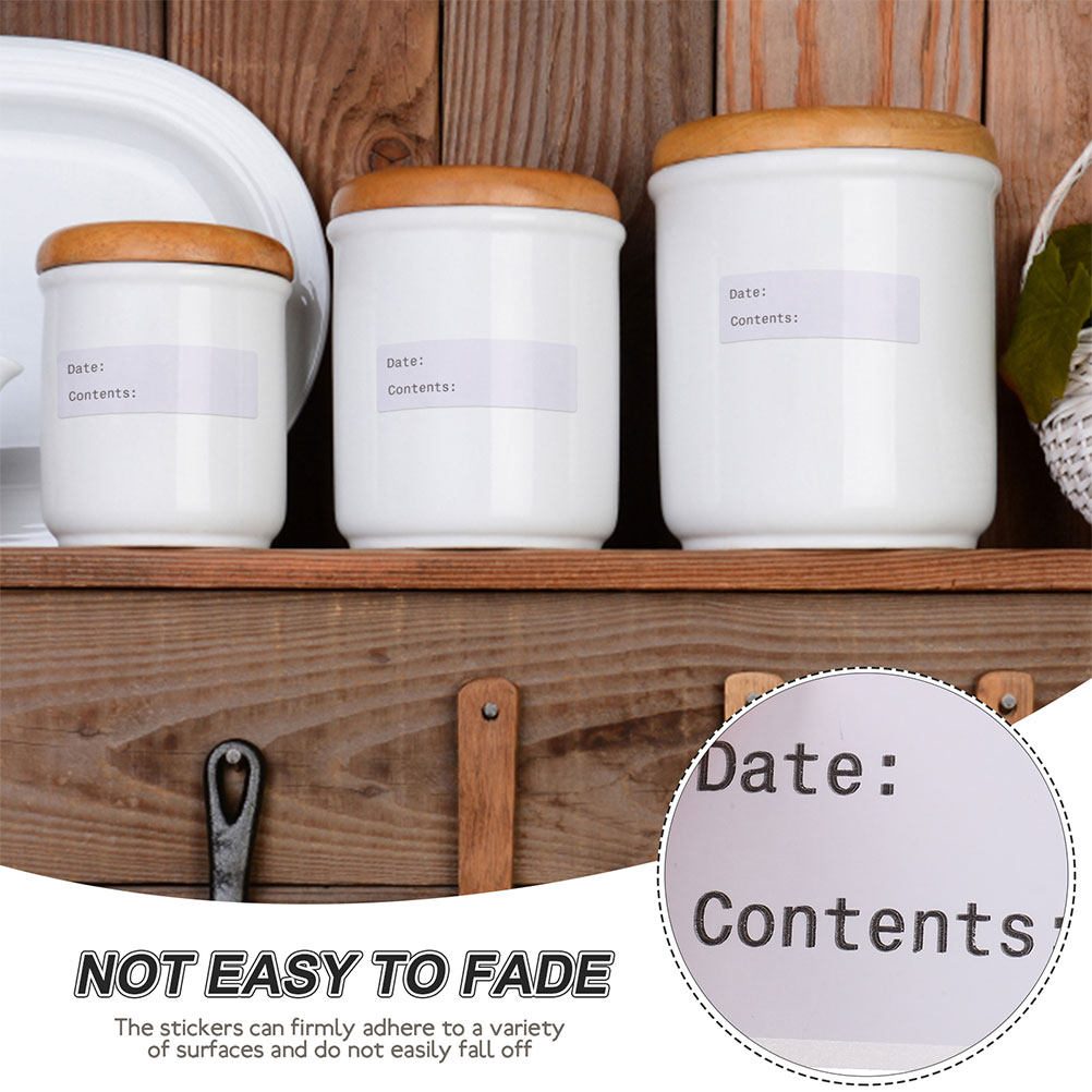 1 Roll Blank Food Label Sticke - Food Storage Notes recension och pris