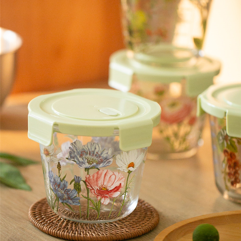 Food Storage Box French Vintag - Food Storage Glass Round recension och pris