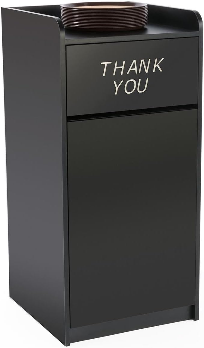 36‑Gallon Commercial Trash Bin - Food Storage Management recension och pris
