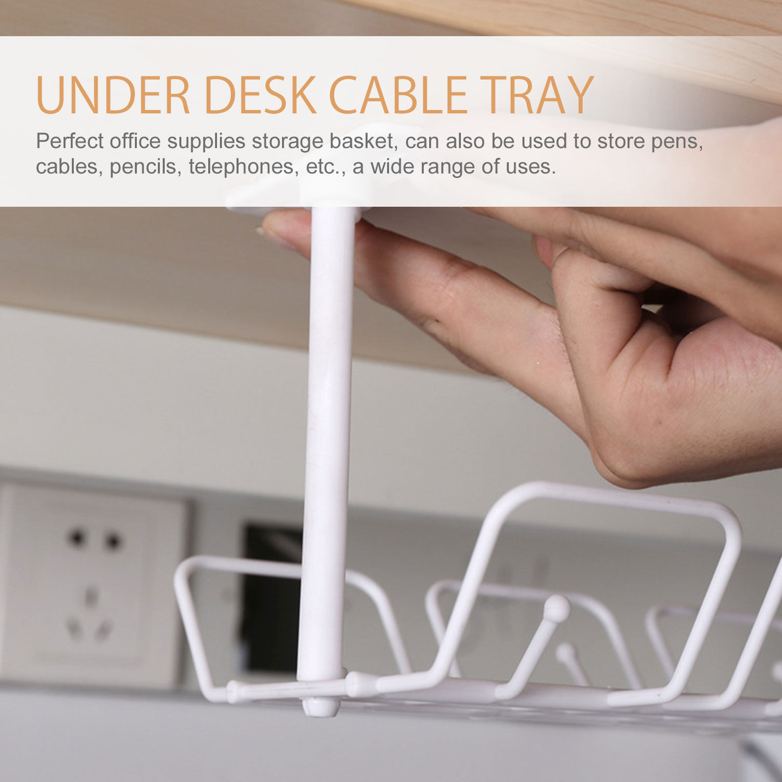 Under Desk Cable Organizer Sto - Food Storage Management recension och pris