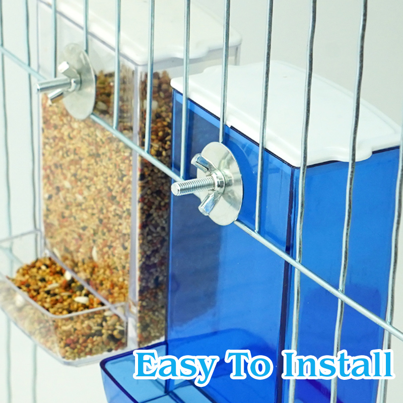 Automatic Bird Feeder Parrot Q - Portion Control Container recension och pris