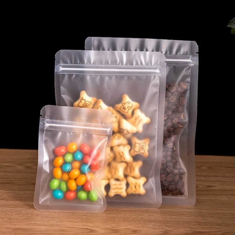 100pcs Frosted Matte Zip Lock  - Food Storage Year Supply recension och pris