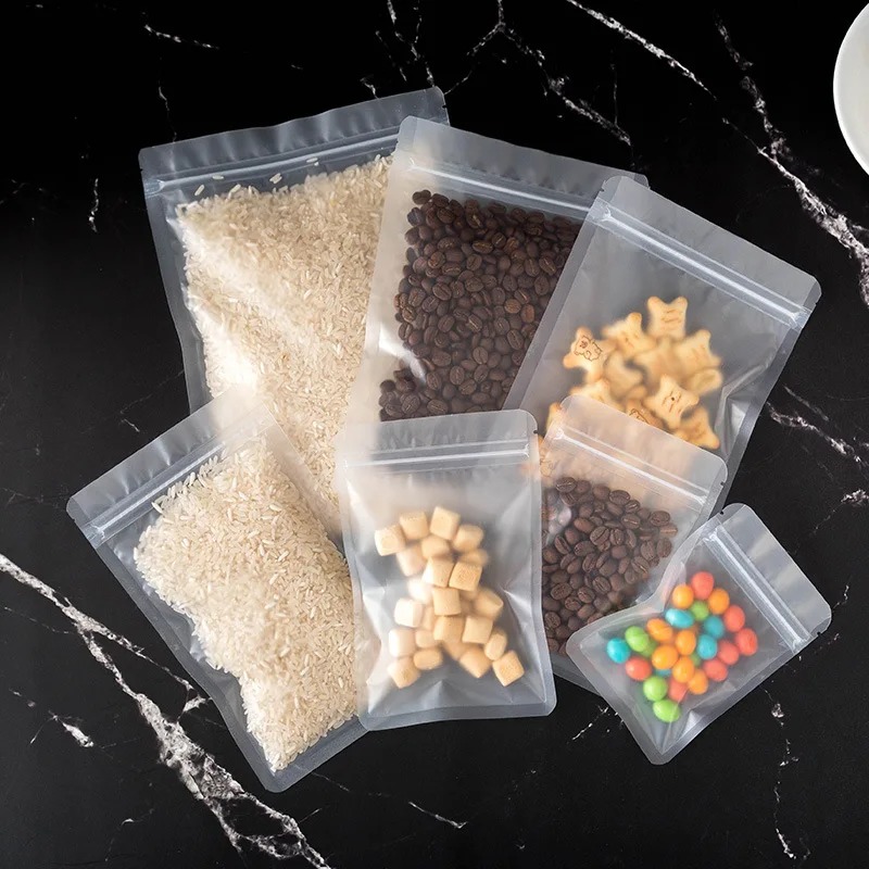 100pcs Frosted Matte Zip Lock  - Food Storage Year Supply recension och pris