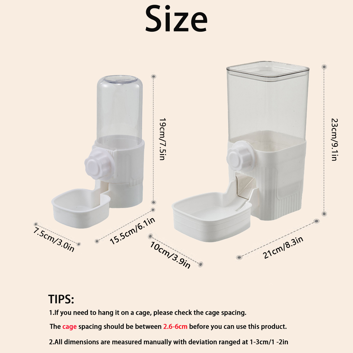Automatic Pet Feeder Waterer D - Portion Control Container recension och pris